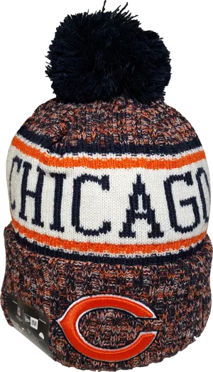 Chicago Bears Fleece Lined Pom Toque