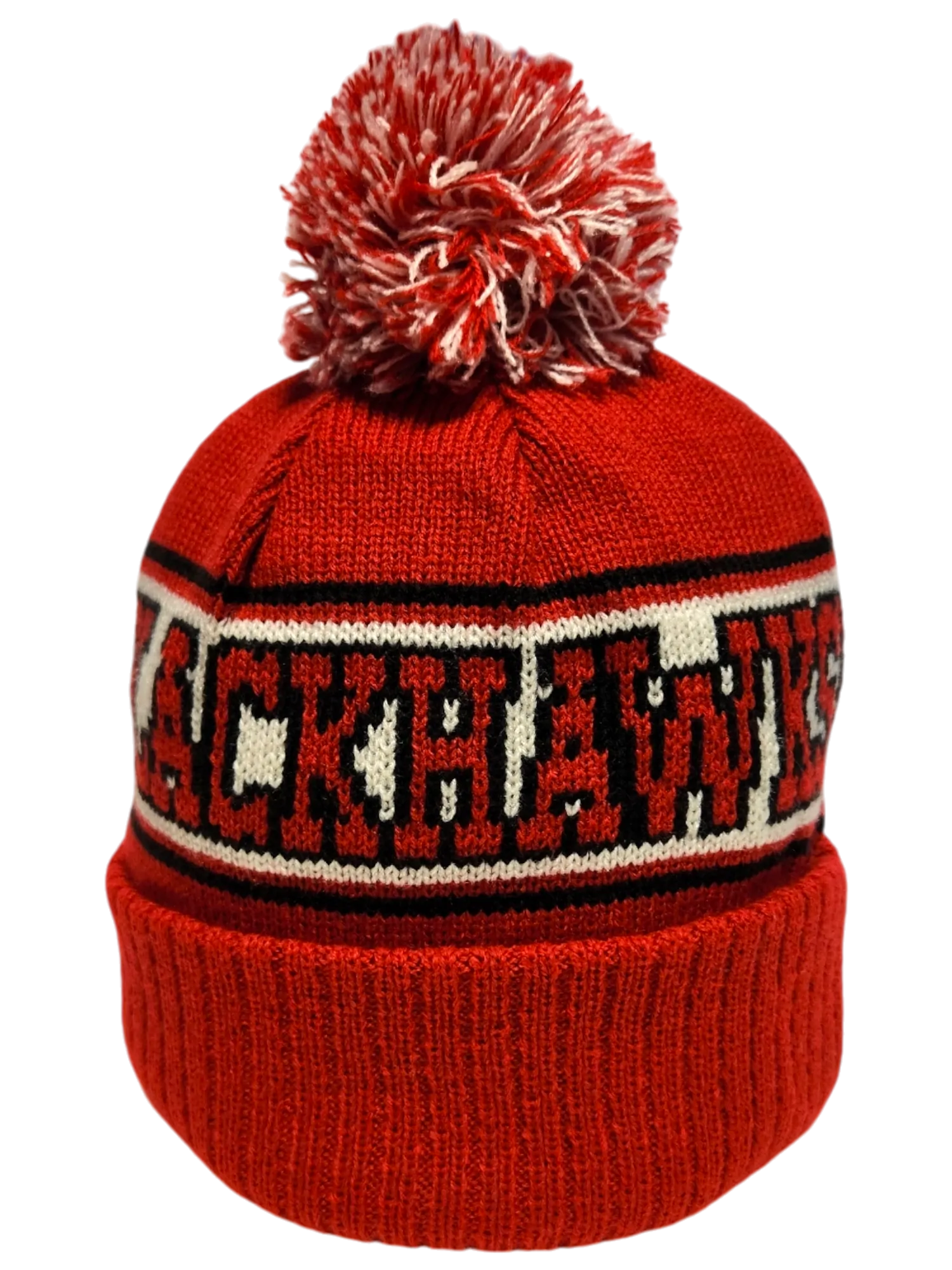 Chicago Blackhawks Retro Knit Fleece Lined Pom Toque