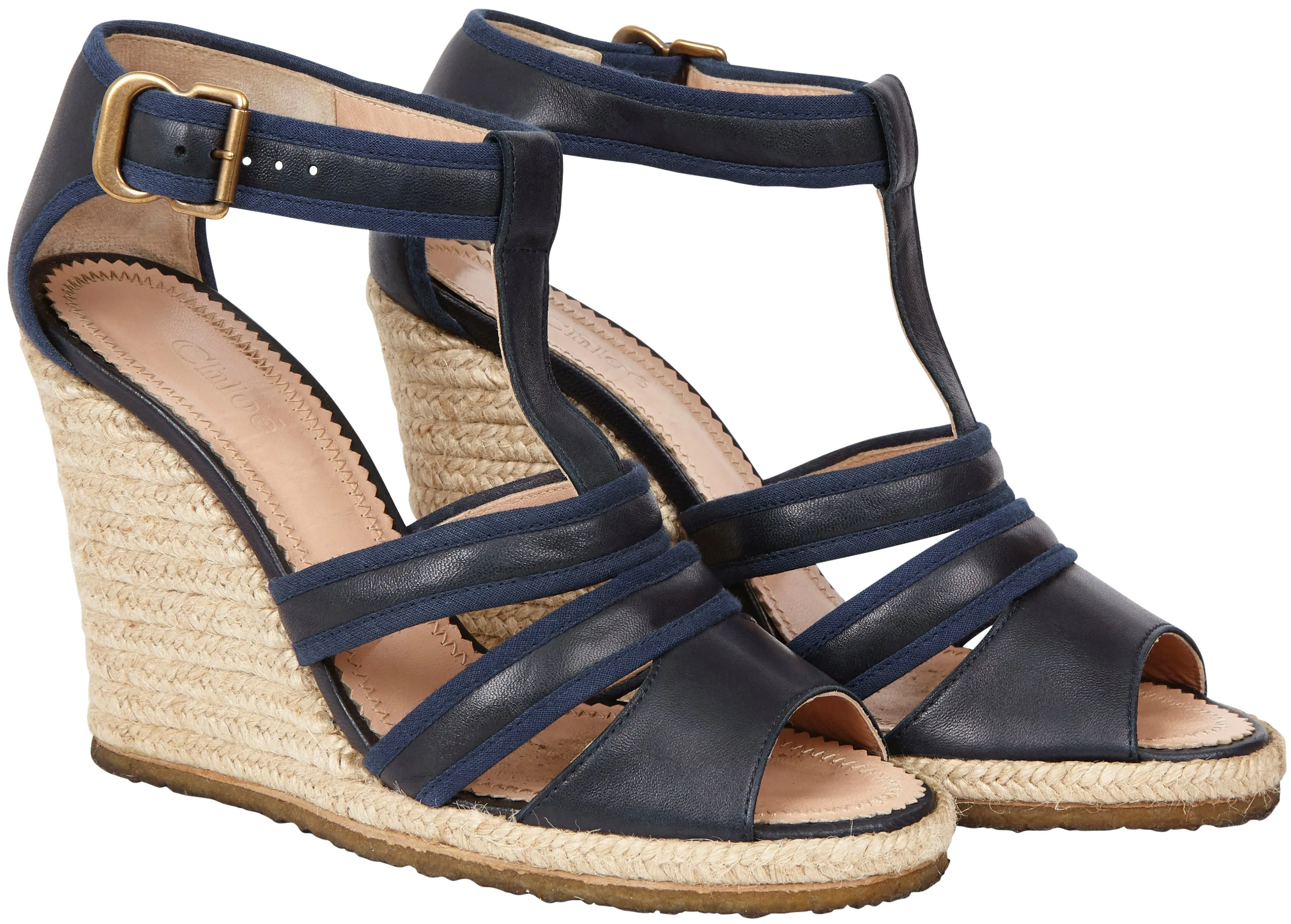 Chloé leather espadrilles Size 4UK