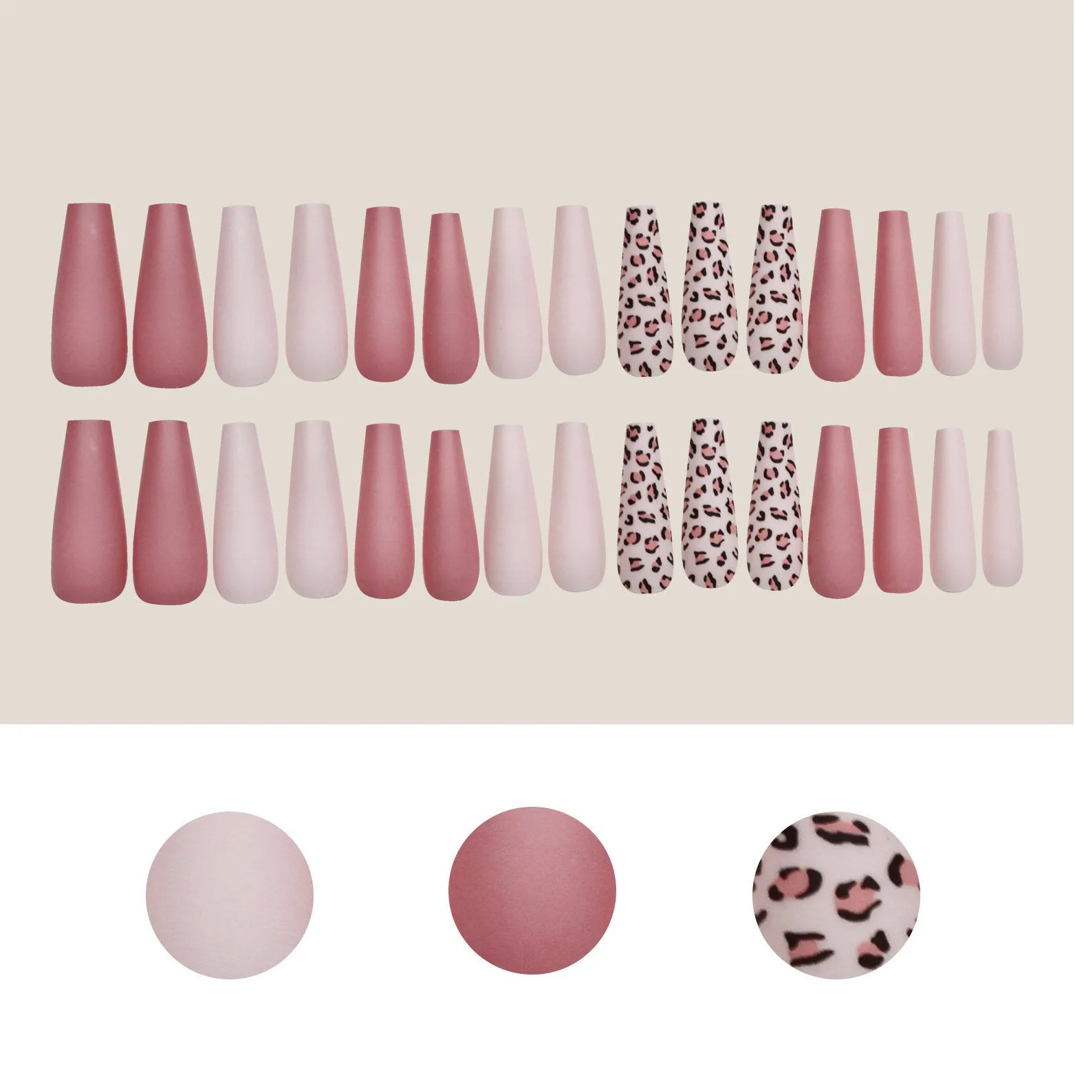 Coffin Matte Pink Panther