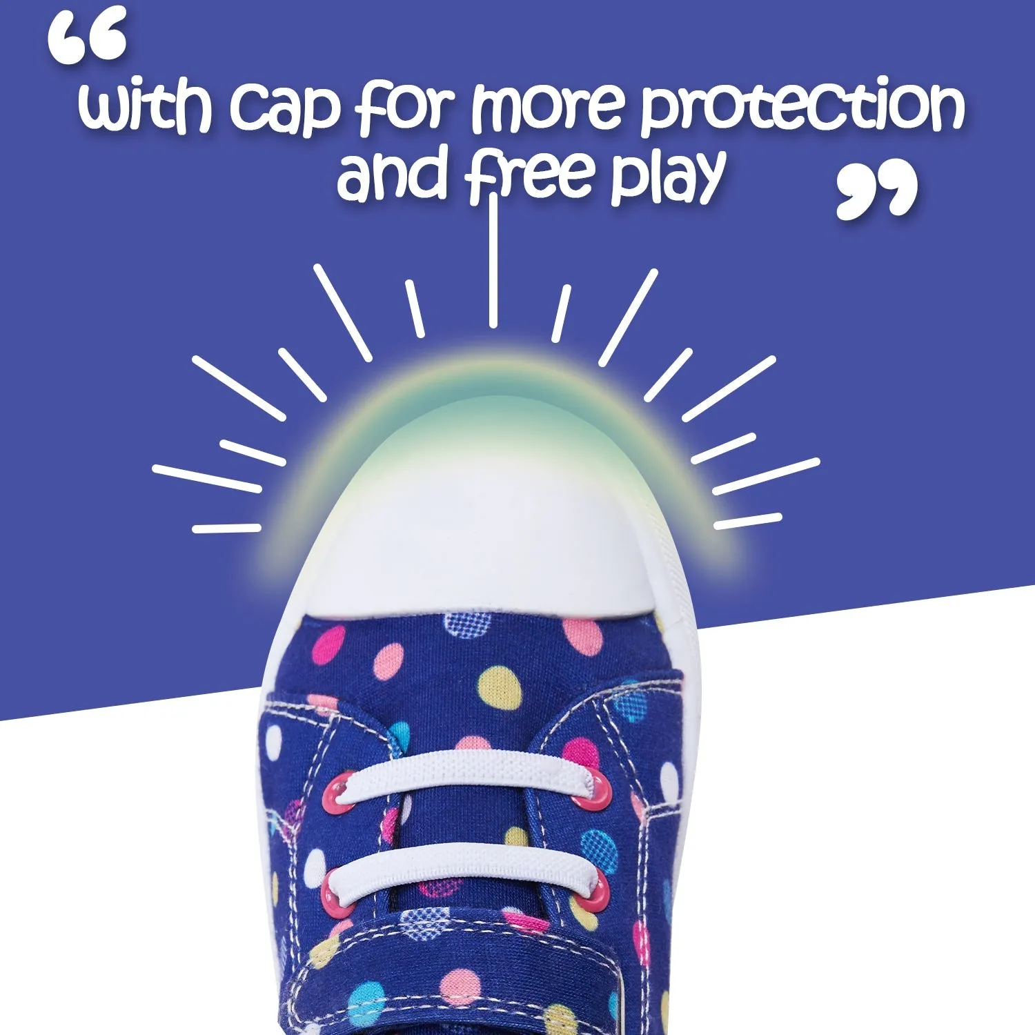 Color Speckled Single Hook and Loop Purple Sneakers