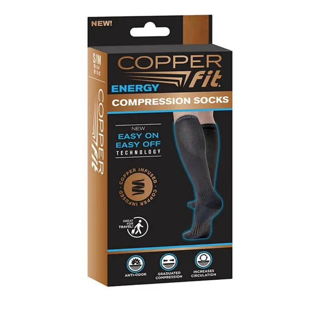 Copper Fit Easy On/Off Compression Socks