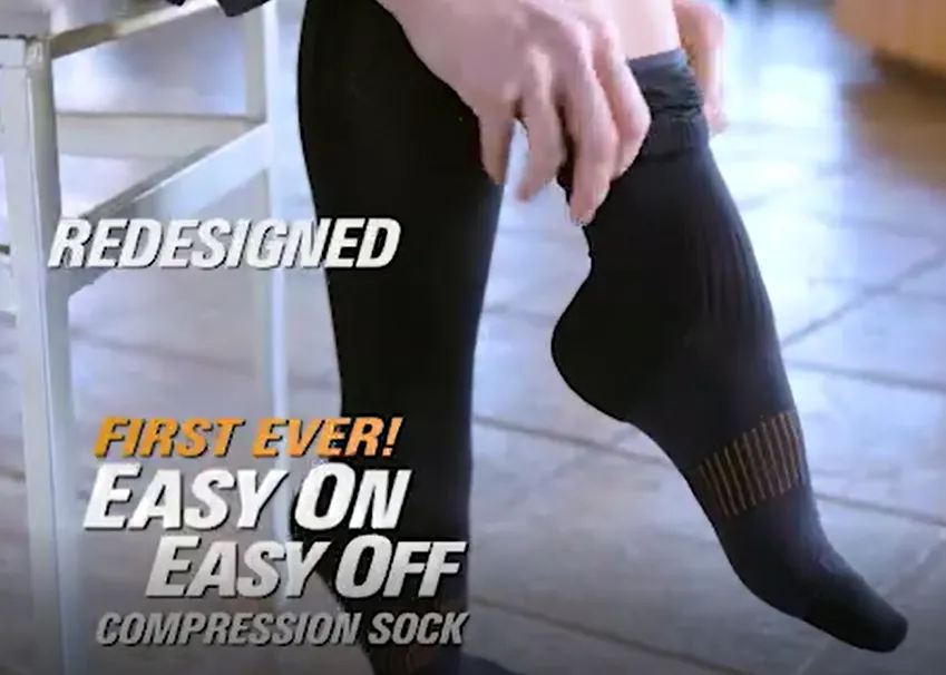 Copper Fit Easy On/Off Compression Socks