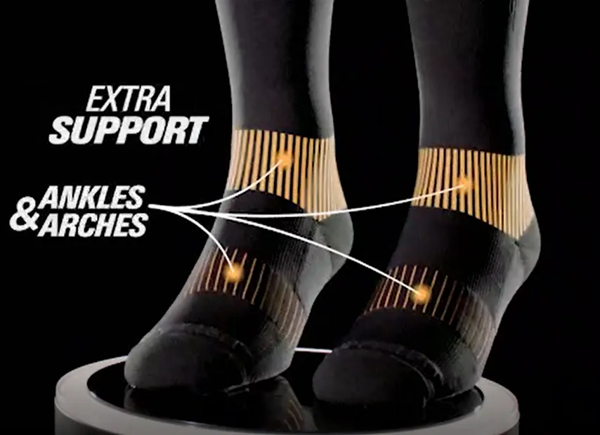 Copper Fit Easy On/Off Compression Socks
