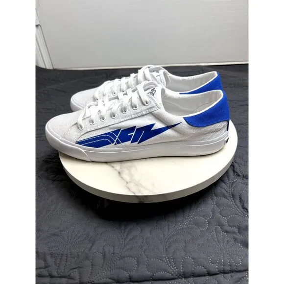 CREATIVE RECREATION Mens Zeus Canvas Sneakers Blue Logo SZ 11: NWOT/No Box