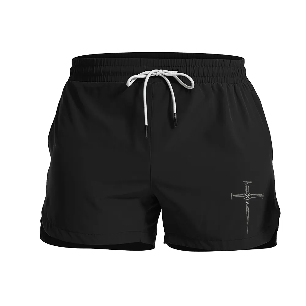 Cross Graphic Shorts