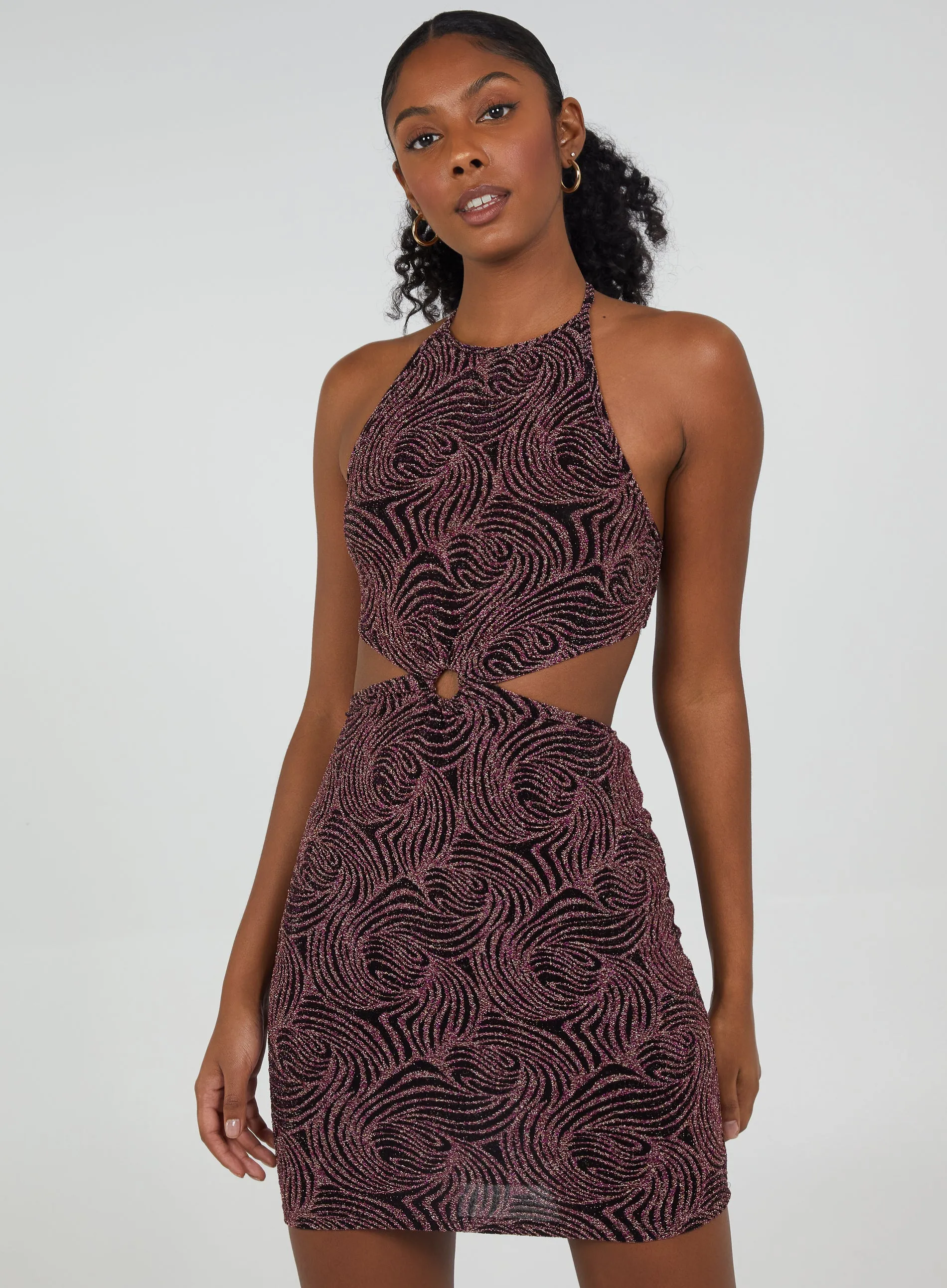 Cut Out Mini Dress