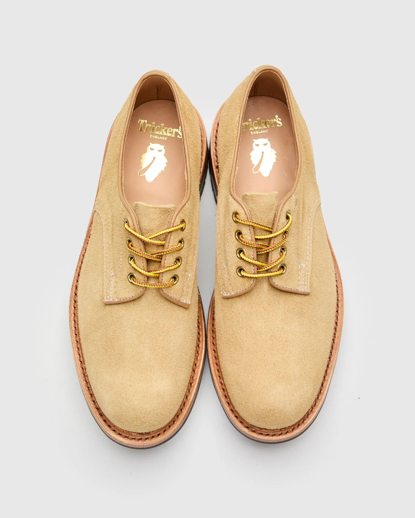 Daniel Work Shoe in Tan Hairy Suede