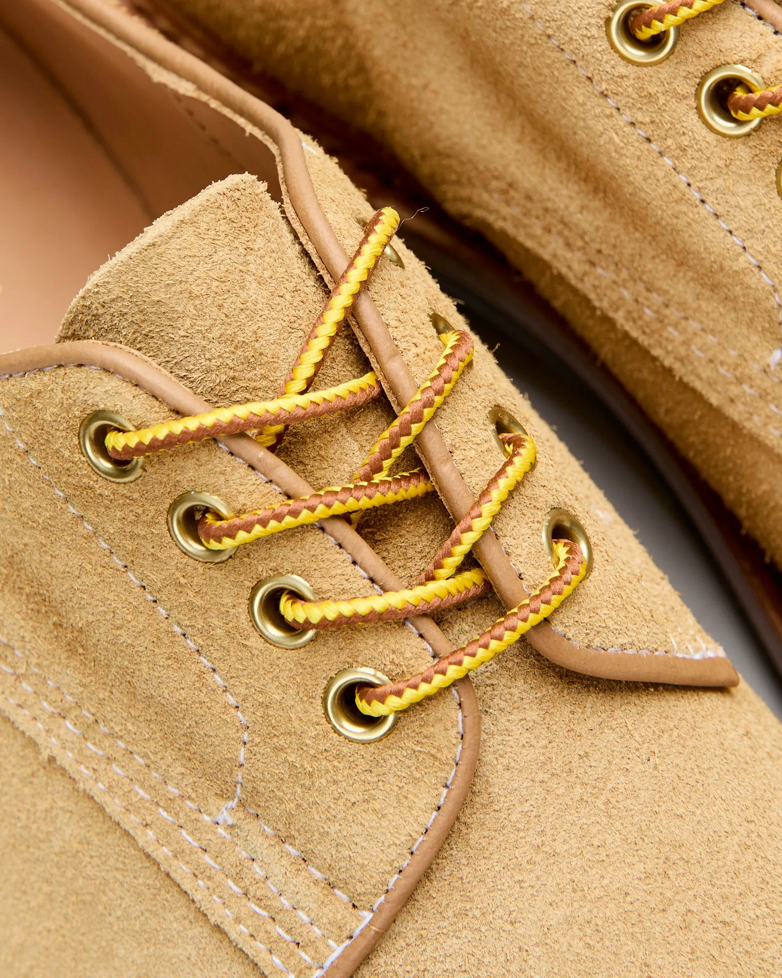 Daniel Work Shoe in Tan Hairy Suede