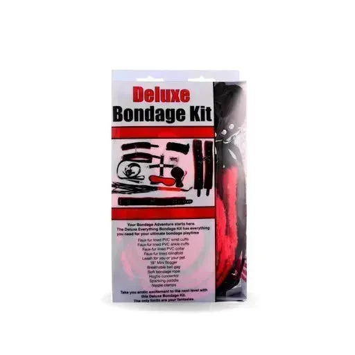 DELUXE BONDAGE KIT - RED