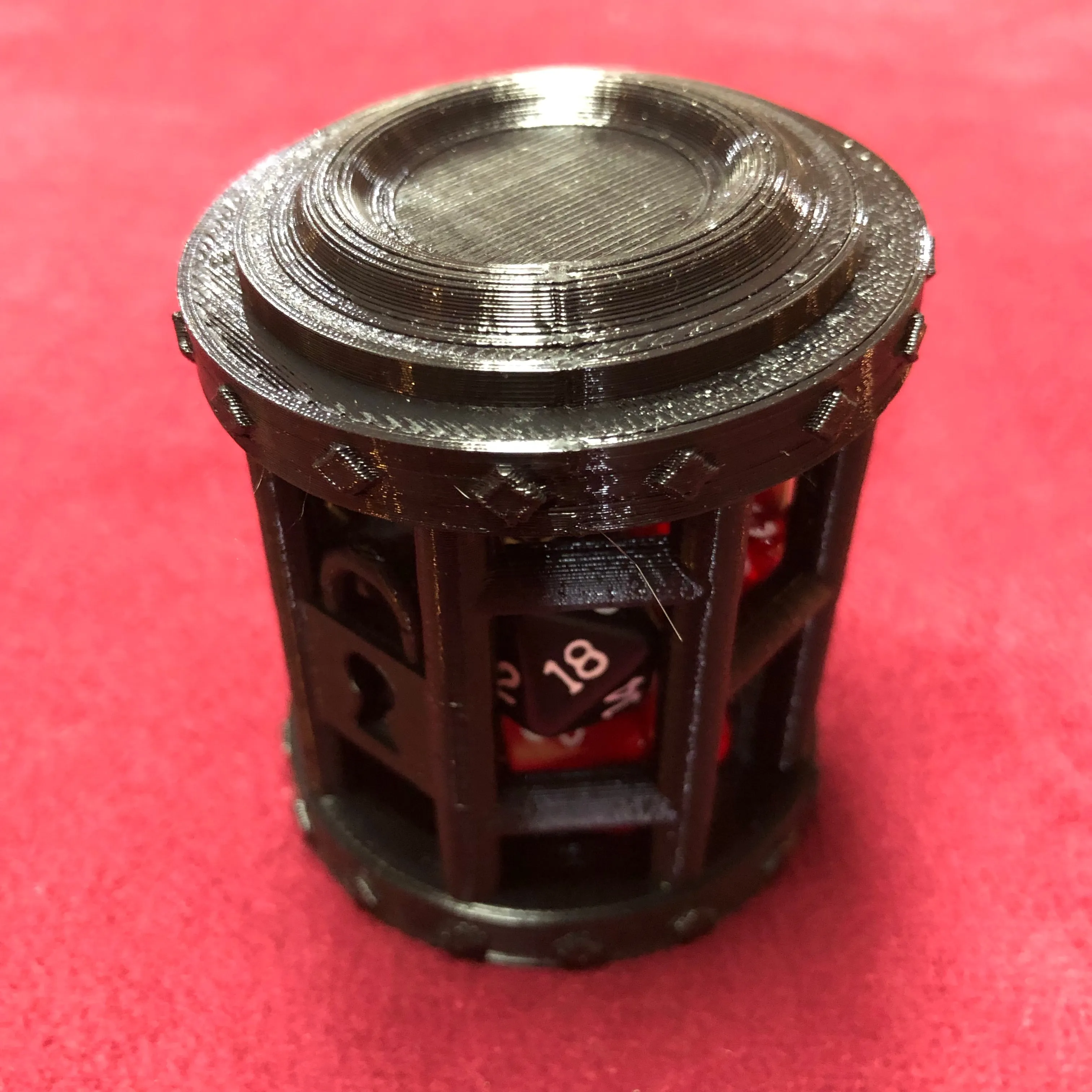 Dice Jail Prison for Misbehaving Dice : 3 Sizes: 2 to 12 Dice - Dungeons and Dragons - 3D Printed