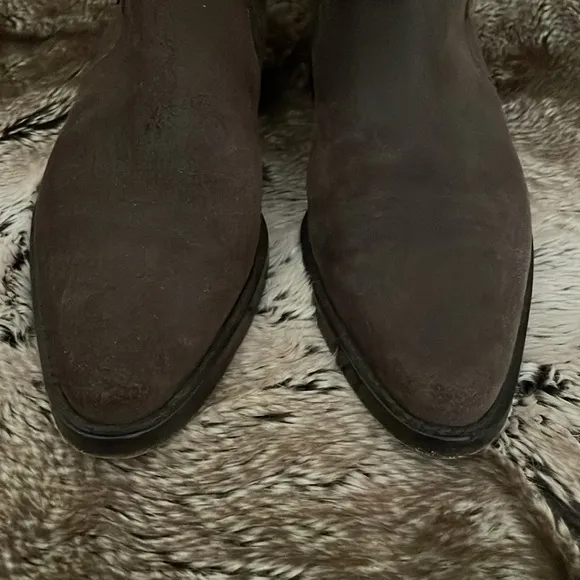 Donald J. Planer Western Josh brown suede boots size 8