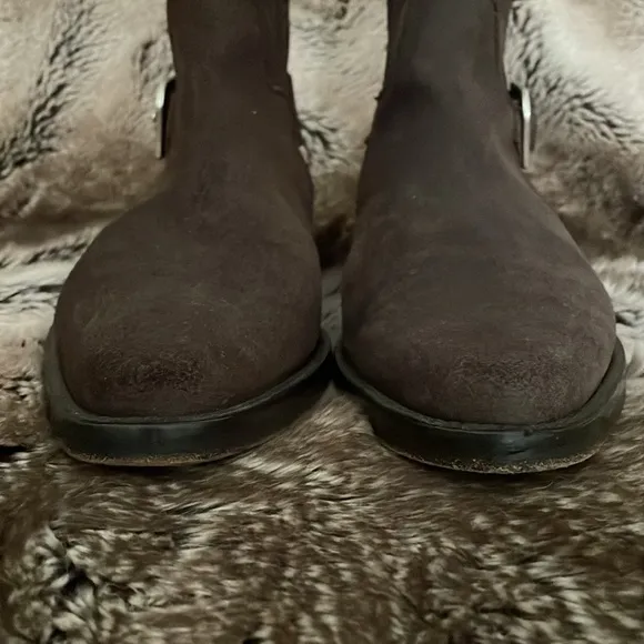 Donald J. Planer Western Josh brown suede boots size 8