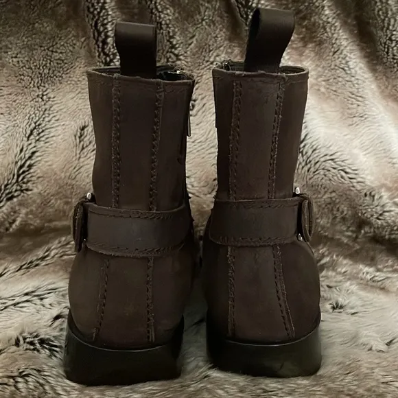 Donald J. Planer Western Josh brown suede boots size 8