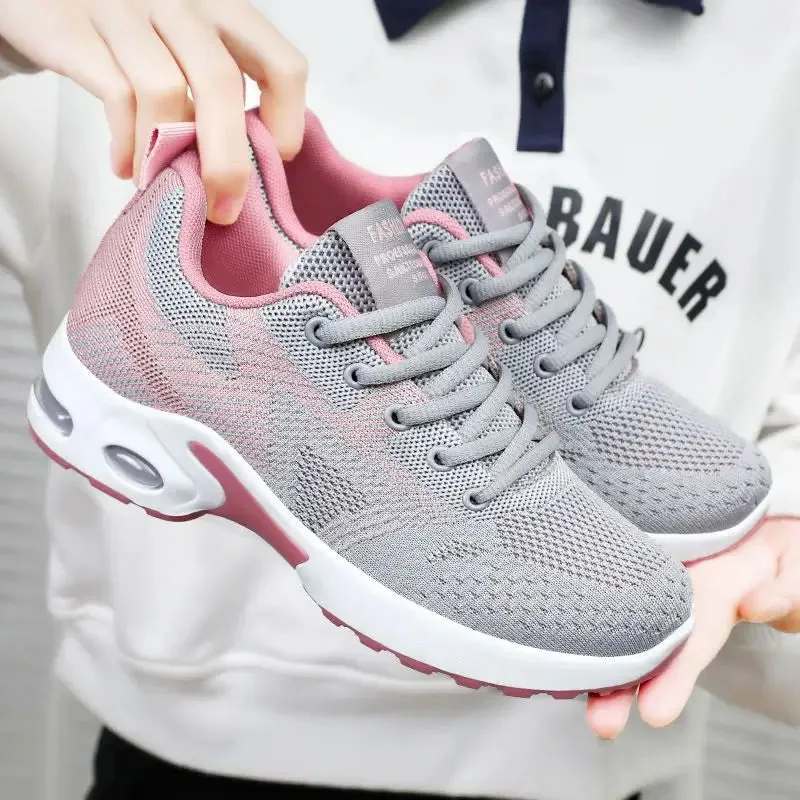 Dopamine Sneakers – Non-Slip, Soft-Soled Mesh Breathable Casual Running Shoes, Lightweight Travel & Dancing Shoes for Women, Summer Wear