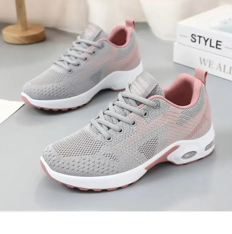 Dopamine Sneakers – Non-Slip, Soft-Soled Mesh Breathable Casual Running Shoes, Lightweight Travel & Dancing Shoes for Women, Summer Wear