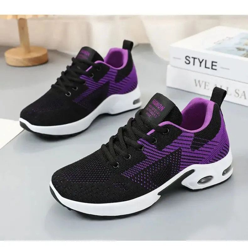 Dopamine Sneakers – Non-Slip, Soft-Soled Mesh Breathable Casual Running Shoes, Lightweight Travel & Dancing Shoes for Women, Summer Wear
