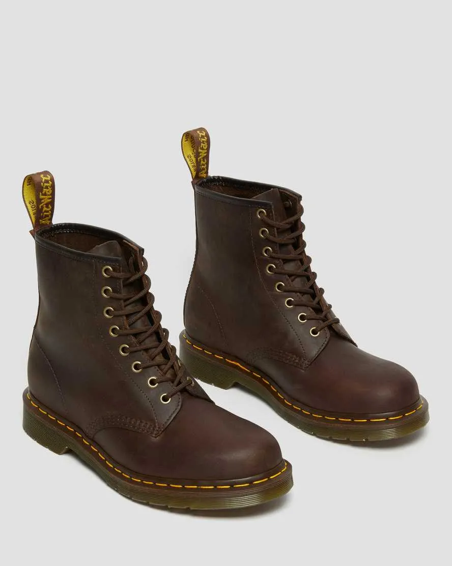 Dr. Martens 1460 Brown Leather Ankle Boots Crazy Horse