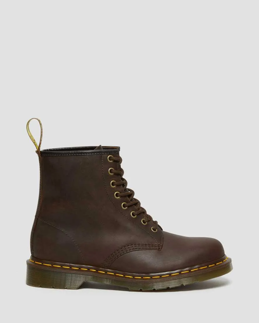 Dr. Martens 1460 Brown Leather Ankle Boots Crazy Horse