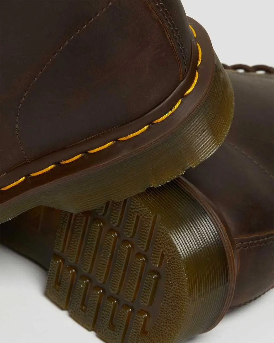 Dr. Martens 1460 Brown Leather Ankle Boots Crazy Horse