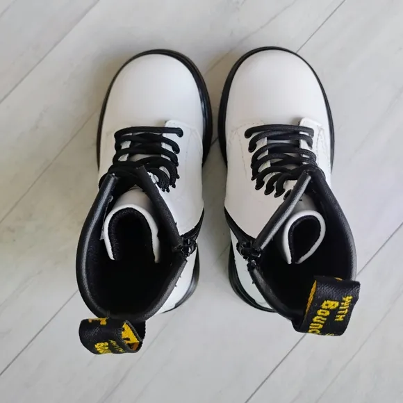 Dr Martens NEW Toddler 1460 Leather Lace Up Boots