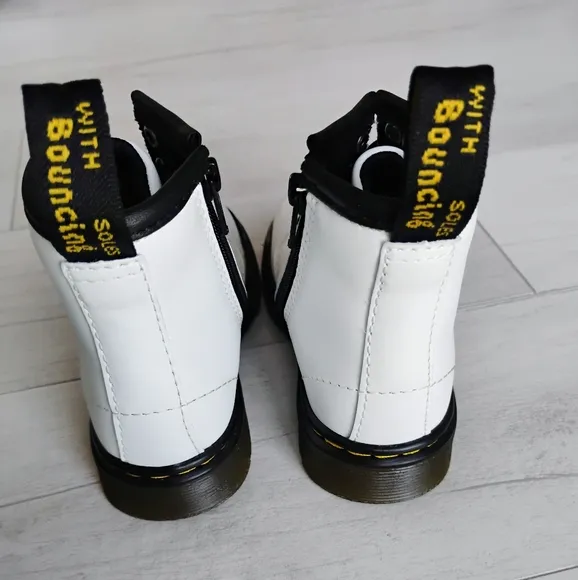 Dr Martens NEW Toddler 1460 Leather Lace Up Boots