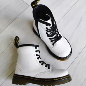 Dr Martens NEW Toddler 1460 Leather Lace Up Boots