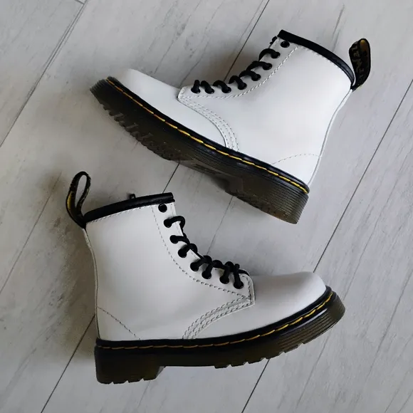 Dr Martens NEW Toddler 1460 Leather Lace Up Boots