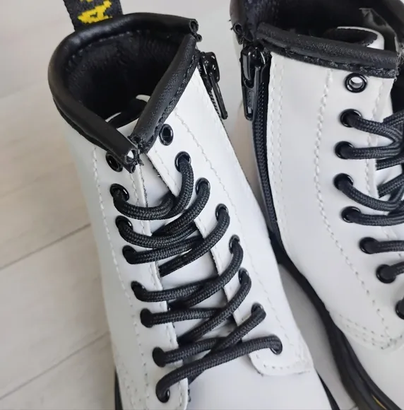 Dr Martens NEW Toddler 1460 Leather Lace Up Boots