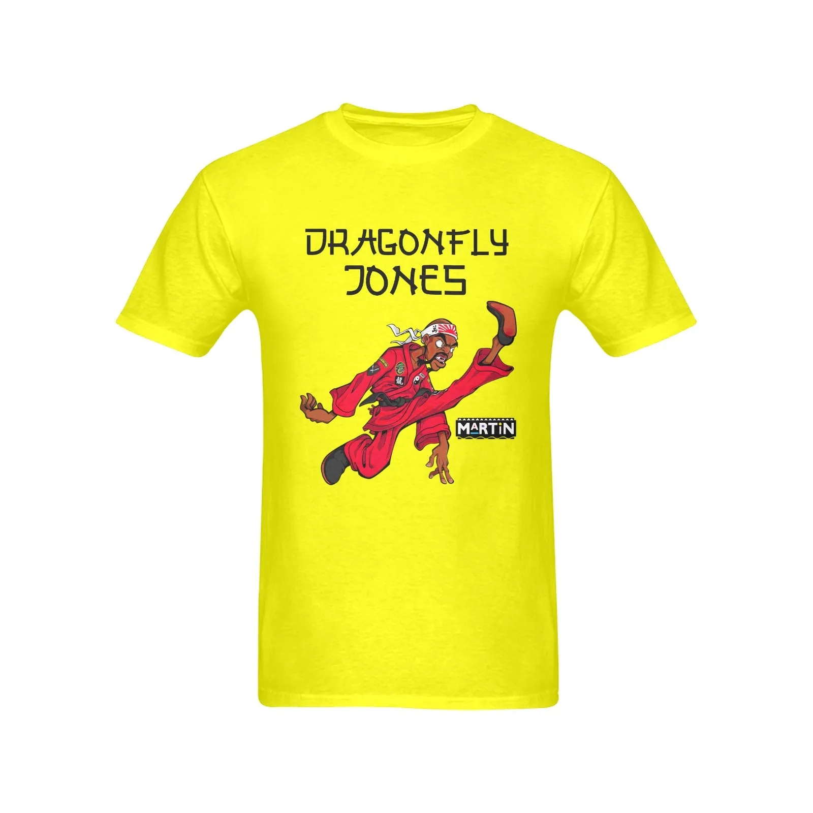 Dragonfly Jones Kick Men's T-shirt 100% Cotton