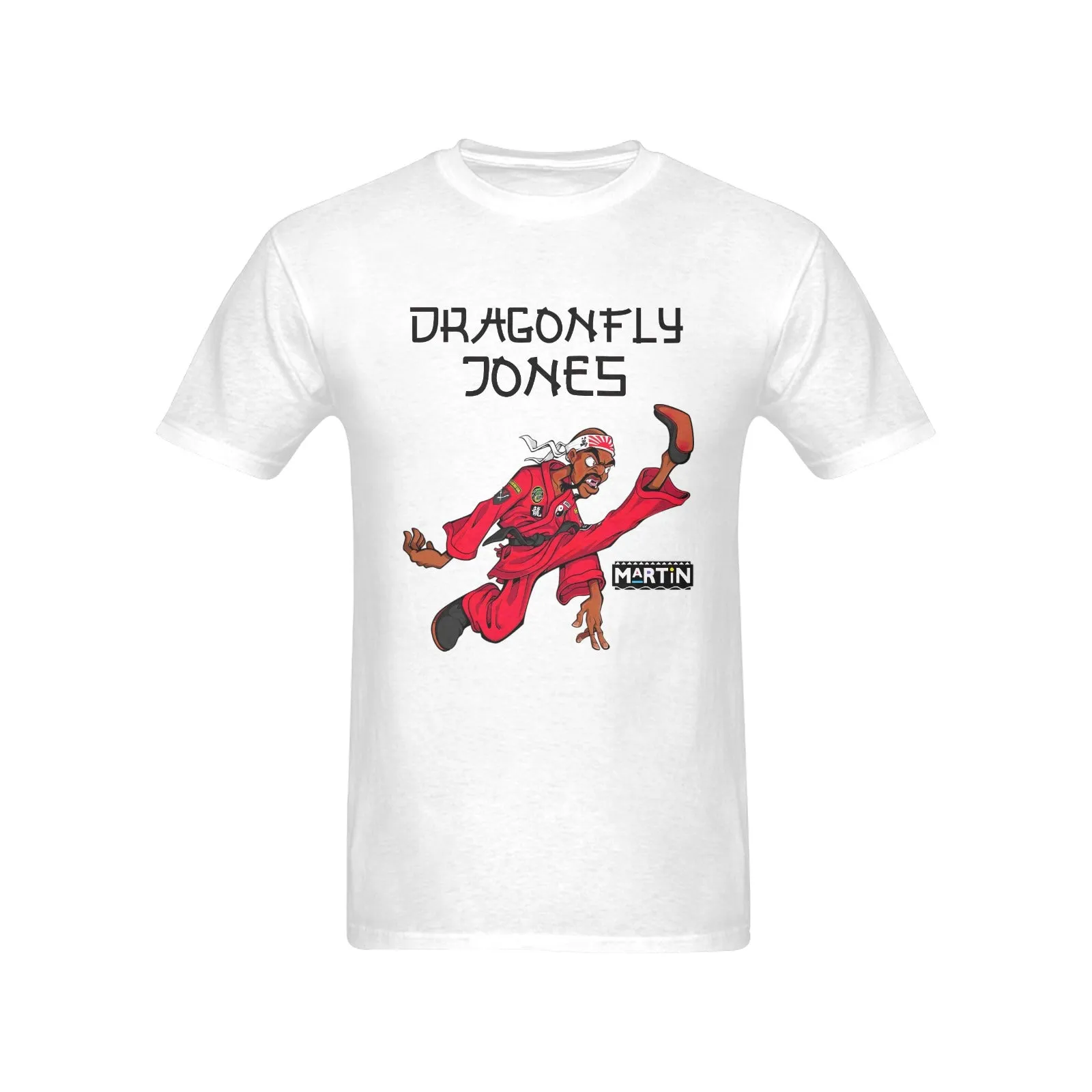 Dragonfly Jones Kick Men's T-shirt 100% Cotton
