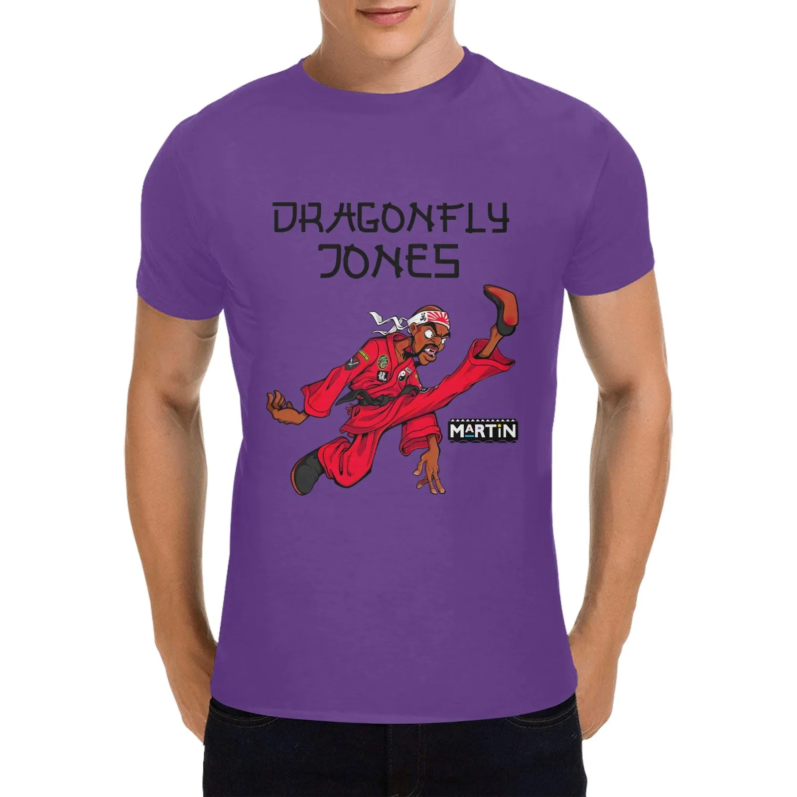 Dragonfly Jones Kick Men's T-shirt 100% Cotton