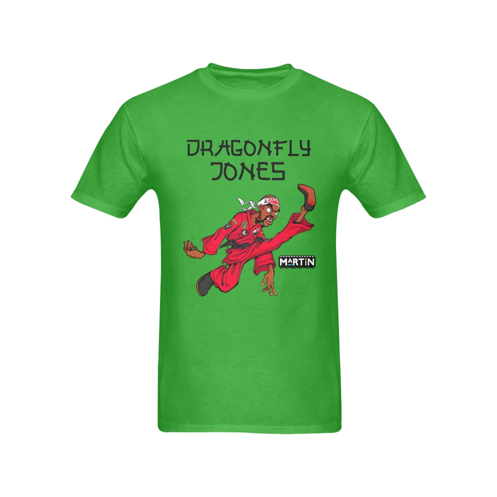 Dragonfly Jones Kick Men's T-shirt 100% Cotton