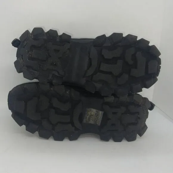 Dream Pairs Girls Pre-owned Puffy Black Winter Zip Up Boots - sz. 2