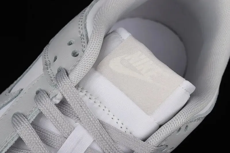 Dunk Style Retro Sneakers - White & Grey Fog