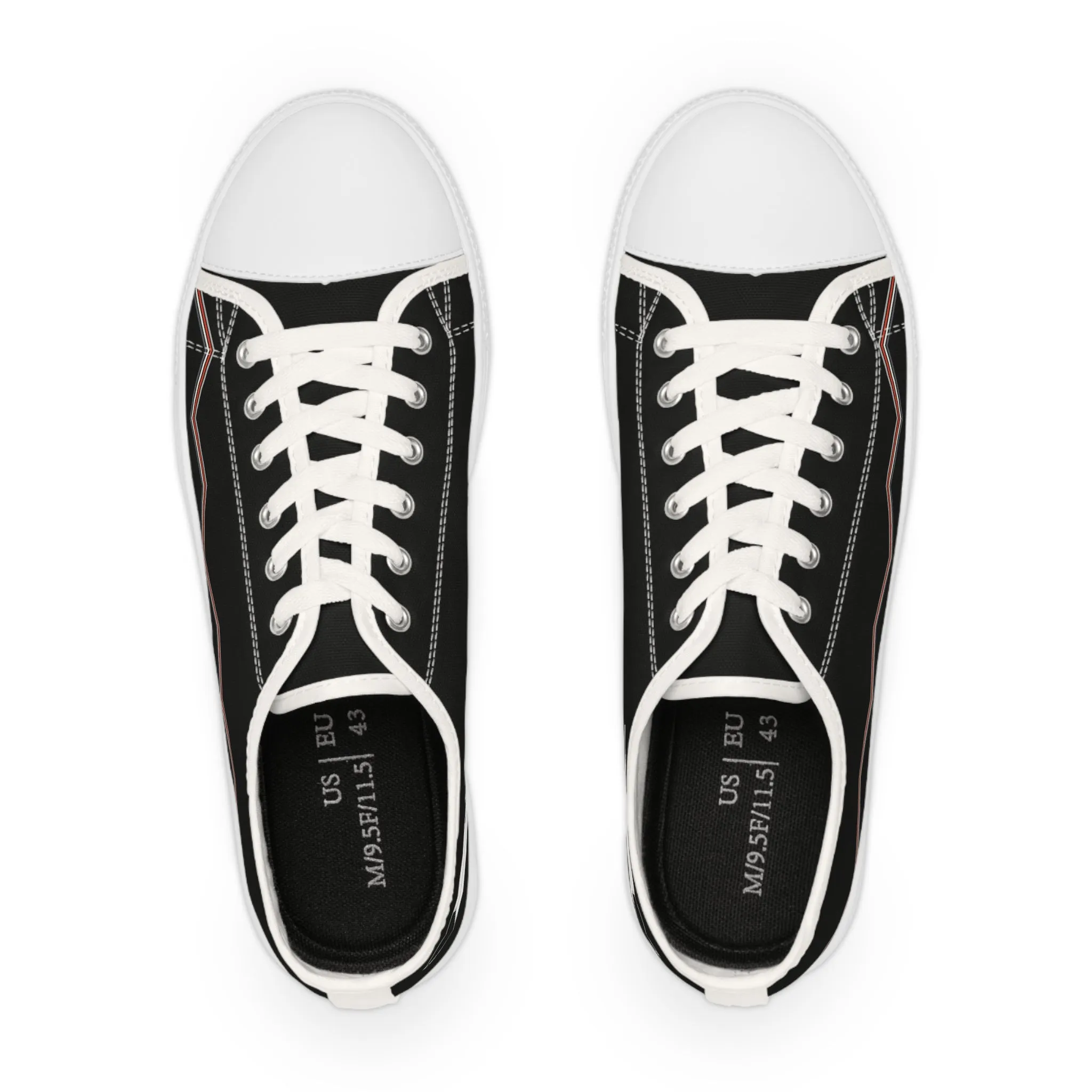 Eagle Feather Low Tops (White Sole)