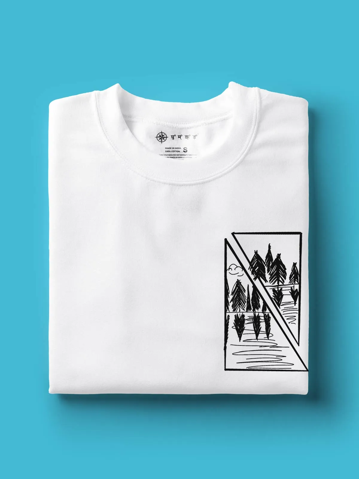 Earth Has Music | Backprint T shirt