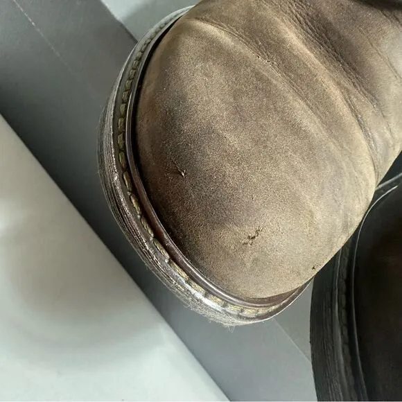ECCO Turn Brown Leather Gore-Tex Chukka Boots Mens EU 41 US 7-7,5 ( Fits Like 8)