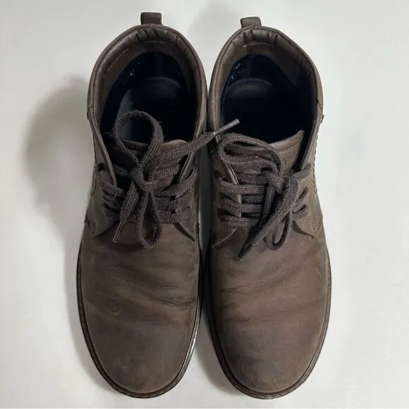 ECCO Turn Brown Leather Gore-Tex Chukka Boots Mens EU 41 US 7-7,5 ( Fits Like 8)