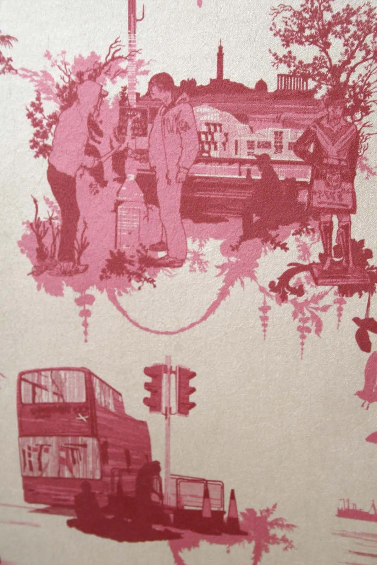 edinburgh toile wallpaper