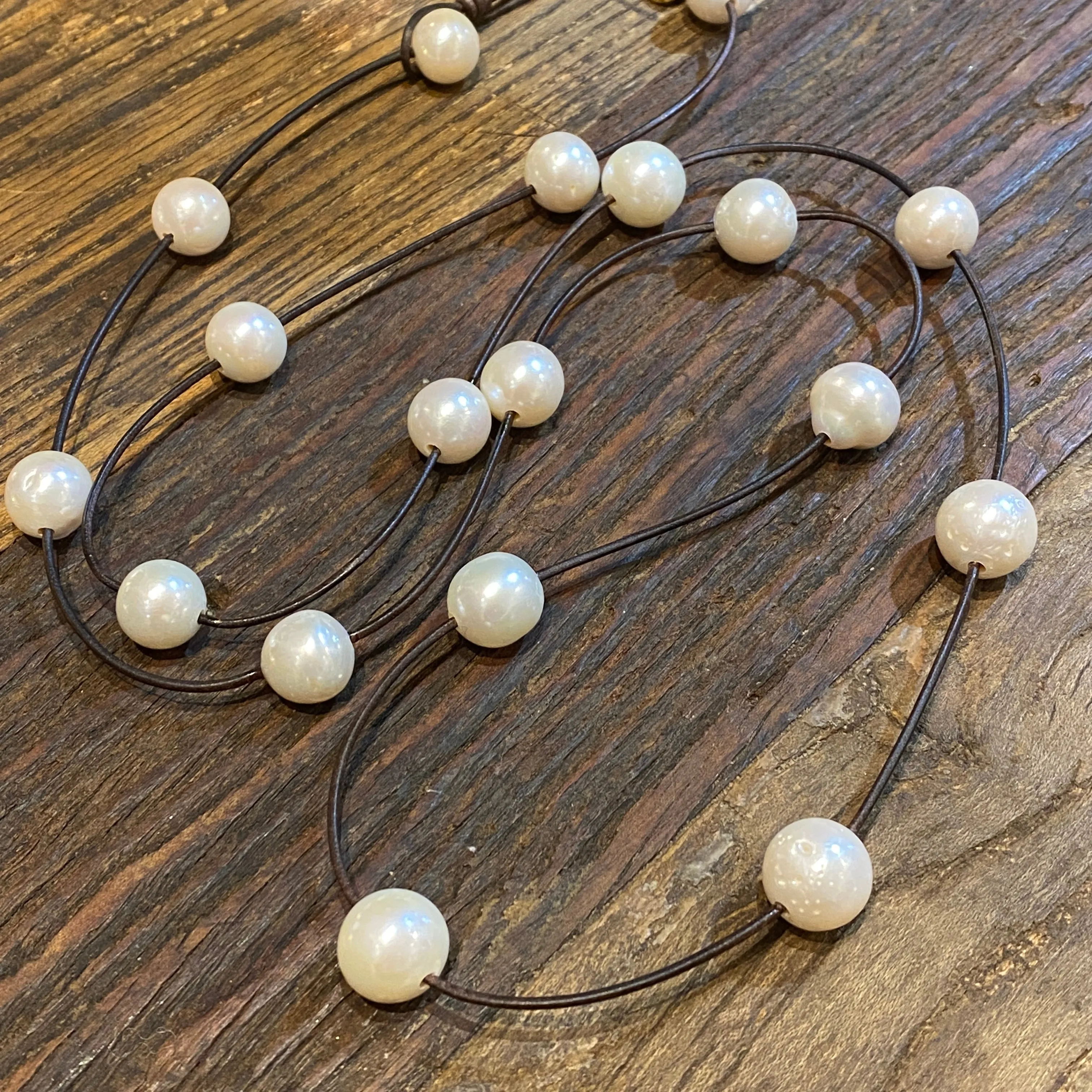 Edison Pearl Sautoir Necklace | 45"