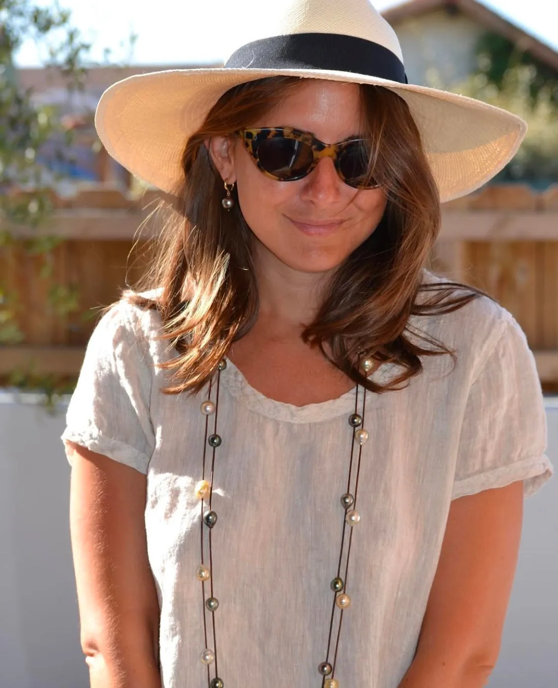 Edison Pearl Sautoir Necklace | 45"