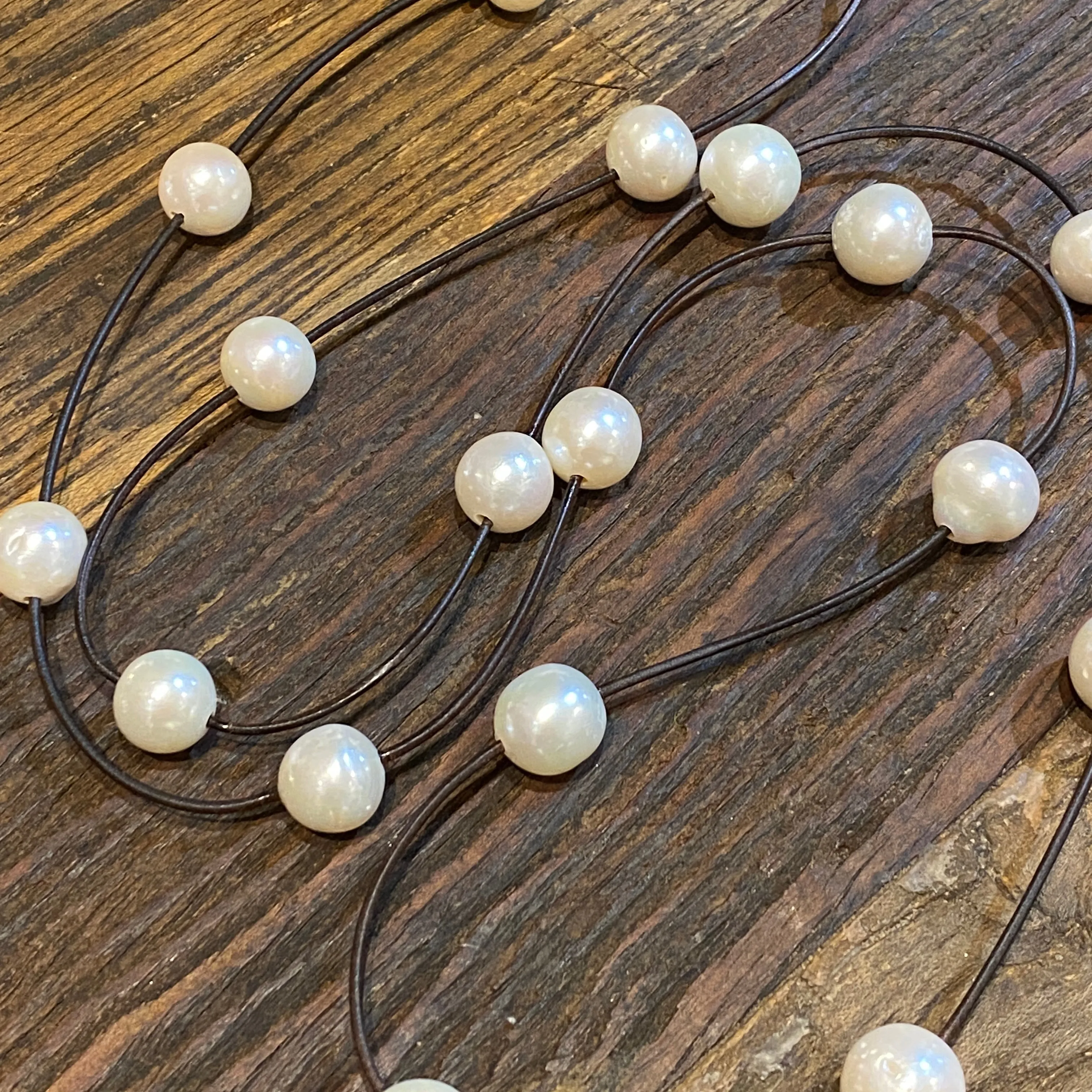 Edison Pearl Sautoir Necklace | 45"