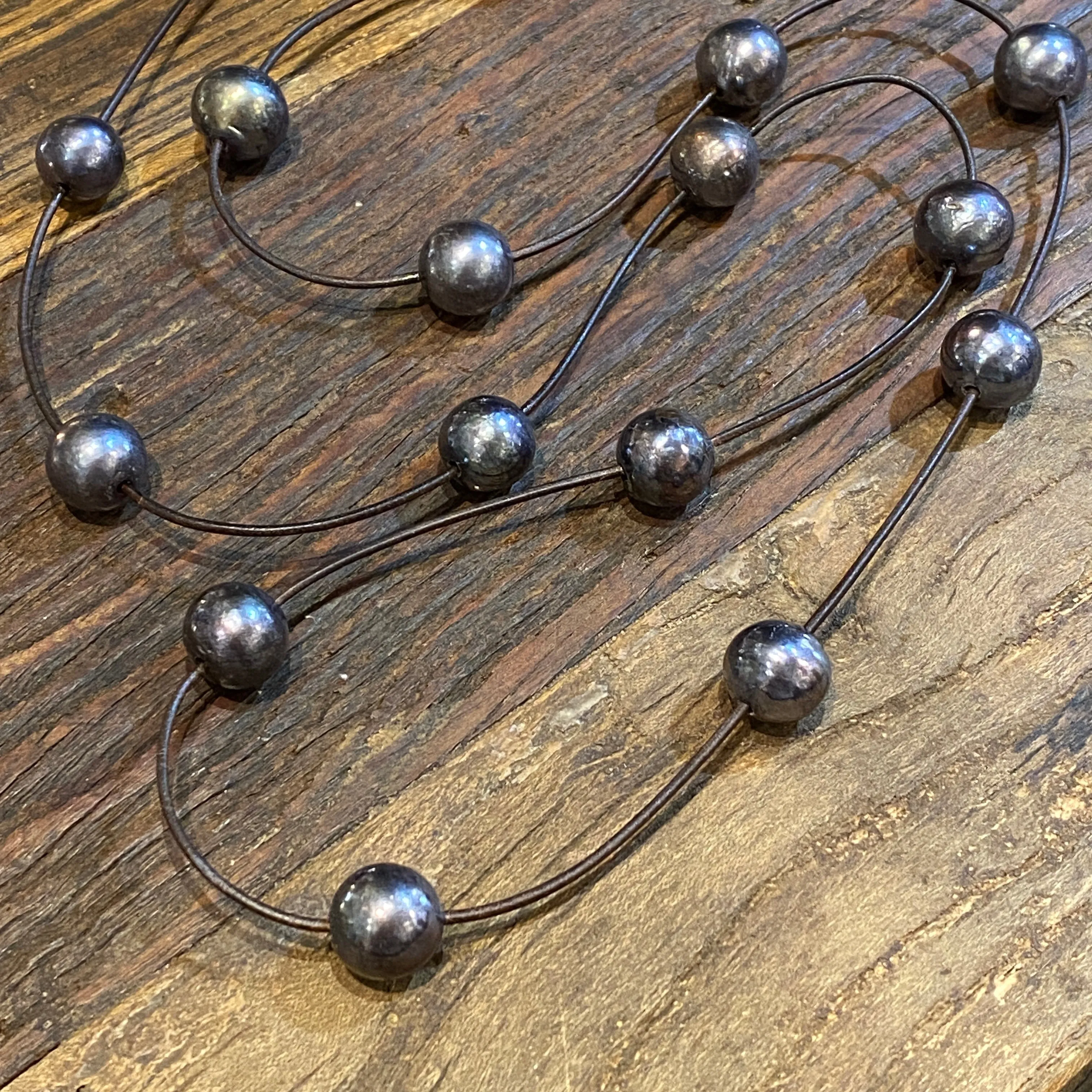 Edison Pearl Sautoir Necklace | 45"