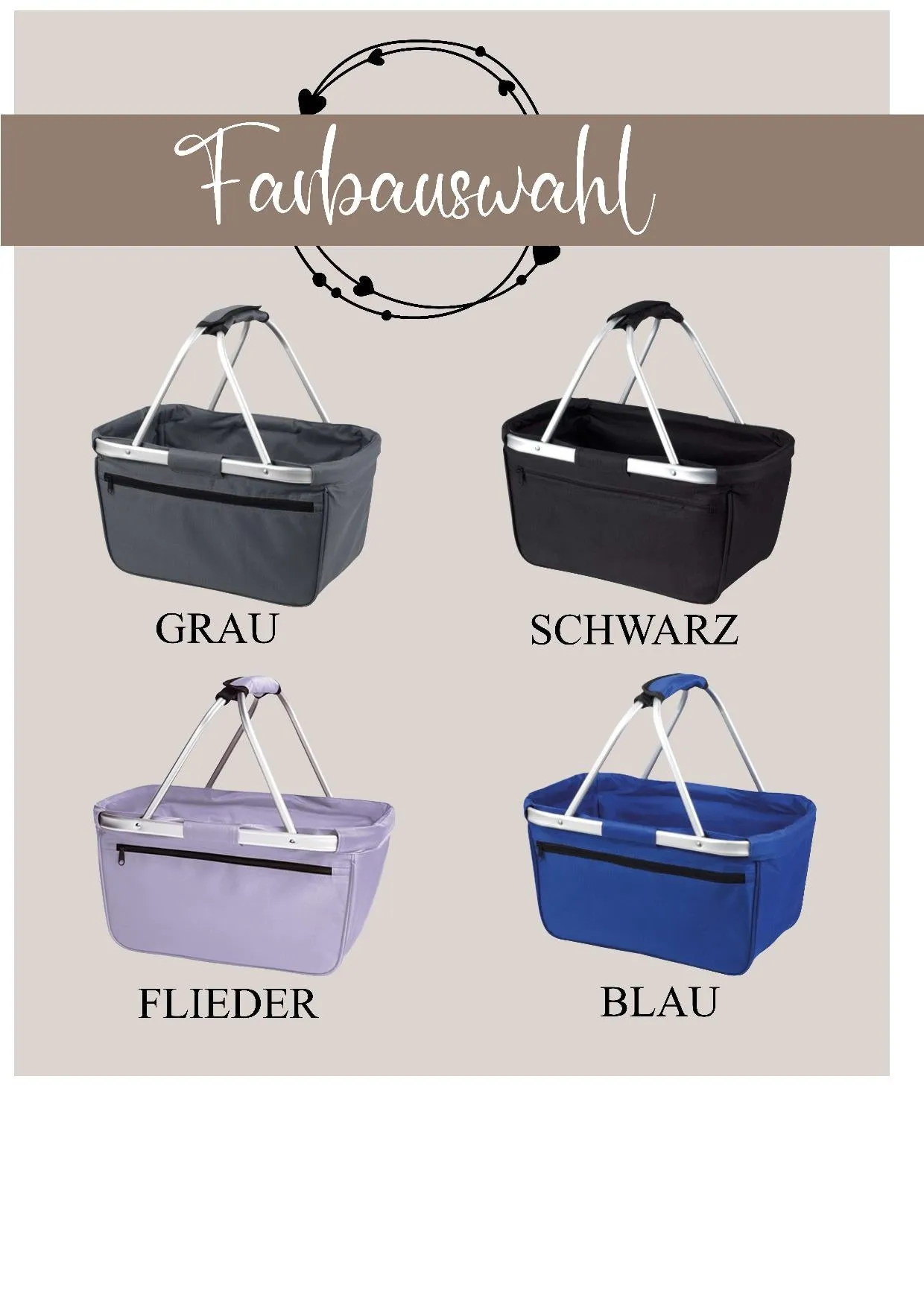 Einkaufskorb personalisiert beste Freundin der Welt mit Name Tragekorb