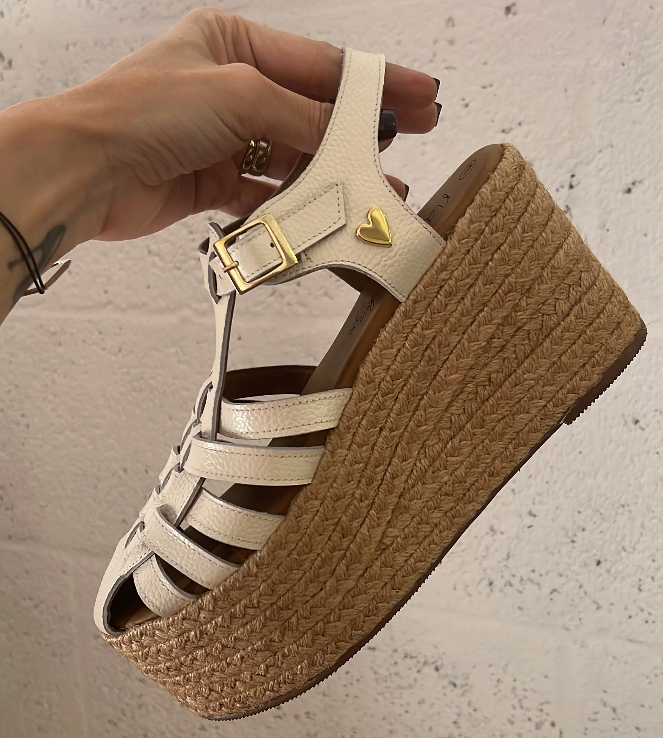 Elena Espadrilles - Marshmallow