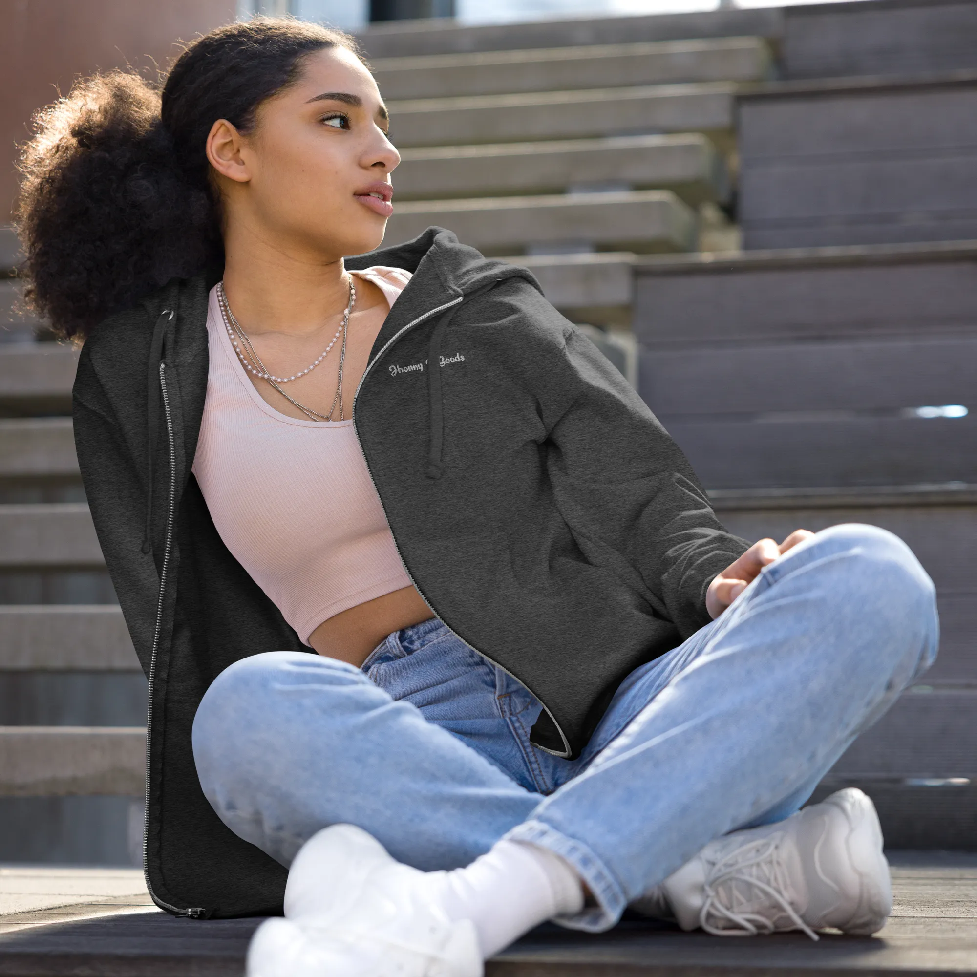 Everest Men's fleece zip up hoodie