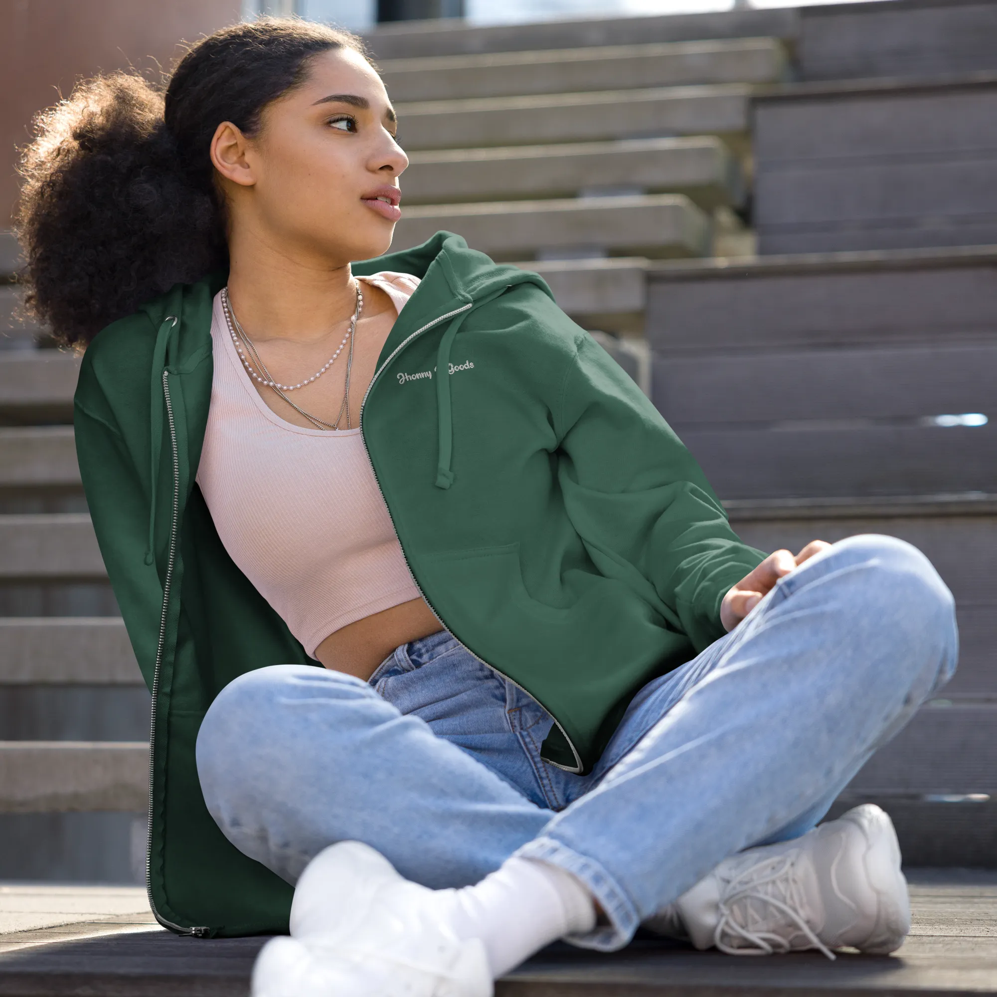 Everest Men's fleece zip up hoodie