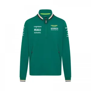 Felpa 1/4 Zip Aston Martin Cognizant F1 2024 Official Team
