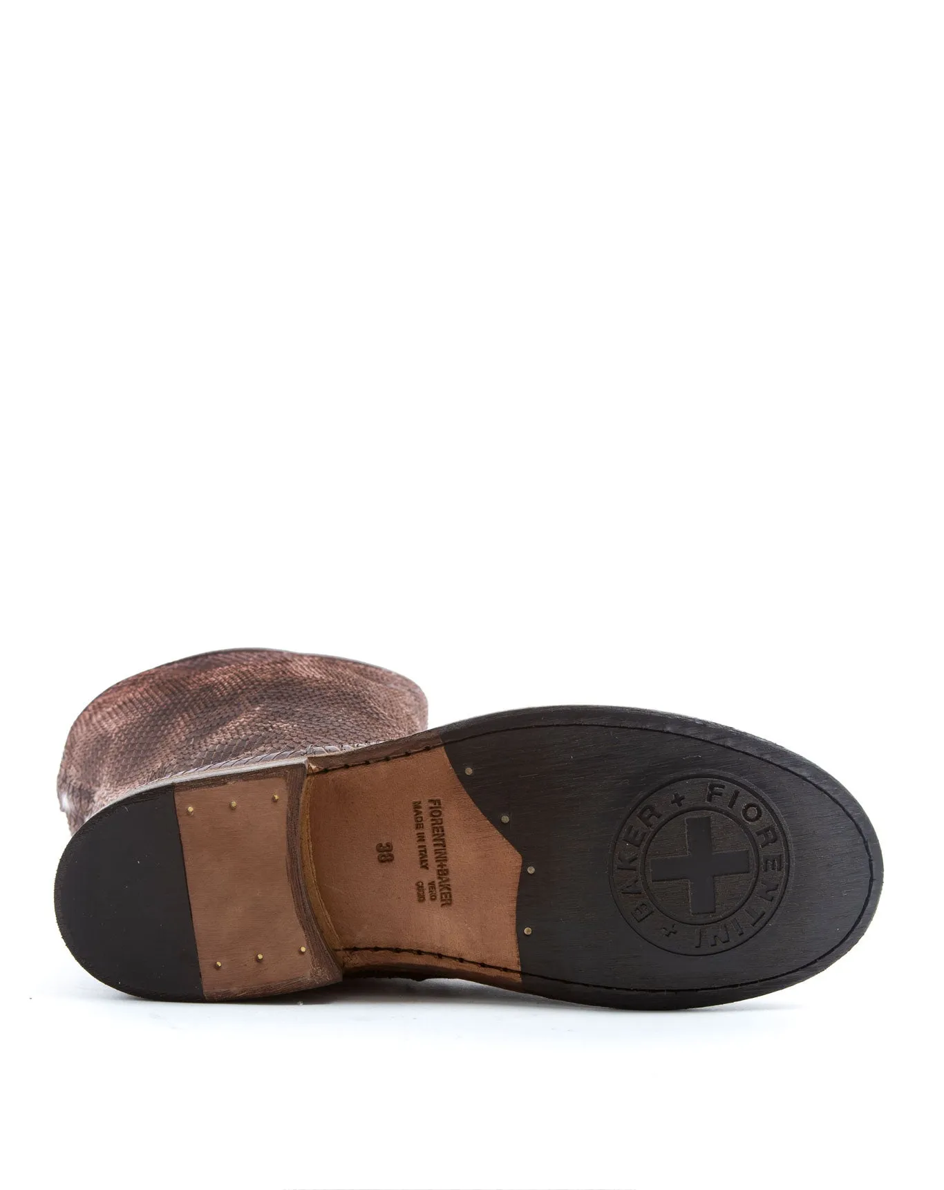 FEVO Brown Leather Tall Boots